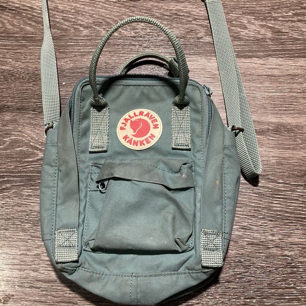 Fjallraven Kanken Sling Cross Body Bag Frost Green Blue